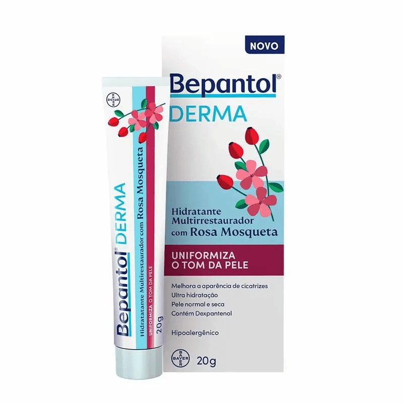 Bepantol Derma Hidratante Multirrestaurador com Rosa Mosqueta 20g - Imagem 1